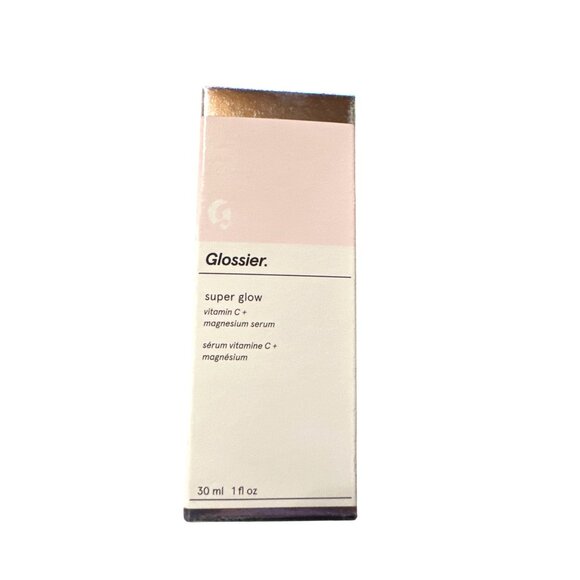 Glossier Super Glow Vitamin C + Magnesium Face Serum 30ml Brightening Skin Care - Picture 5 of 5
